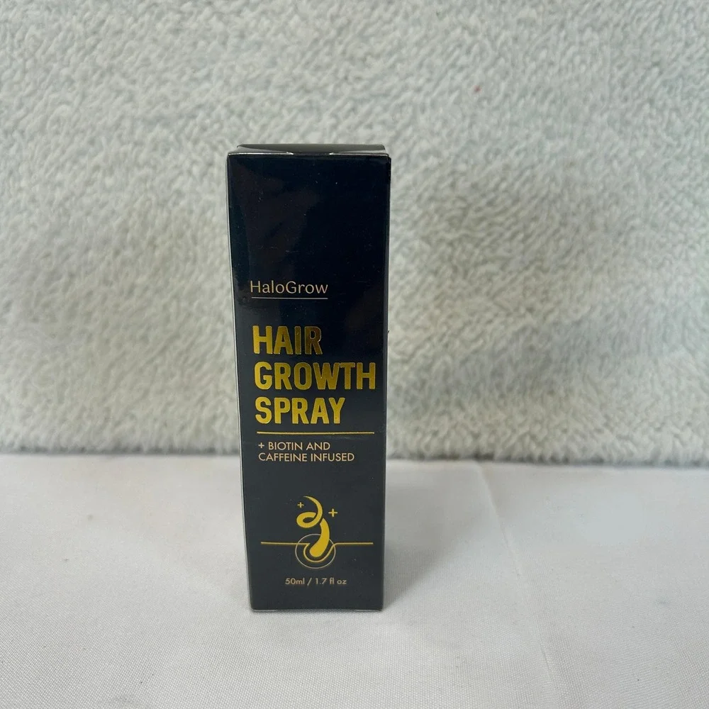 HaloGrow Hair Growth Spray 3 Pack Biotin and Caffeine Infused 50ml 1.7 fl oz NEW